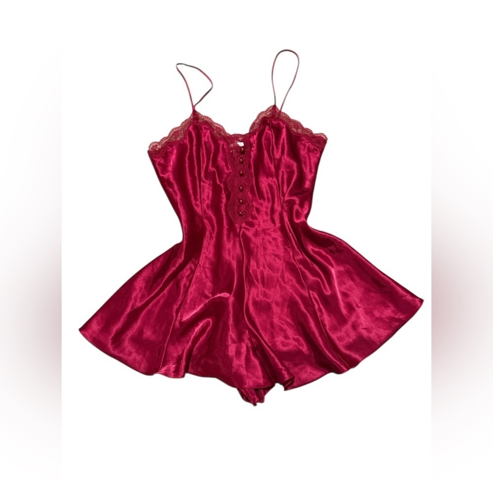 Vintage la Senza red bunny romper, medium/large - Picture 3 of 3